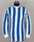 Tommy McLean blue and white No.7 Kilmarnock match worn long-sleeved shirt, 1964-65