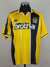 Kevin Horlock yellow and black No.8 Manchester City v. QPR match worn short-sleeved shirt, 1997