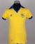 Liam Brady yellow and blue No.7 Arsenal v. West Ham United F.A.Cup Final Match-Worn Short-Sleeved Shirt, 1980