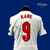 Harry Kane signed white England FIFA World Cup Qatar 2022 Qualifier No.9 jersey Vs San Marino