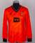 Iain Ferguson tangerine and black No.7 Dundee United UEFA Cup Final match-worn long-sleeved shirt, 1987